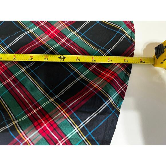 Kim Rogers Holiday Red, Blue, and Green Plaid Button Down Top Women’s XXL EUC - Picture 6 of 6